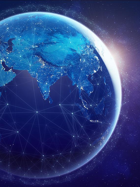 Simplified terrestrial internet access