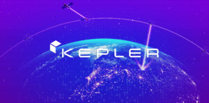 Background of the Kepler network and Kepler's logo